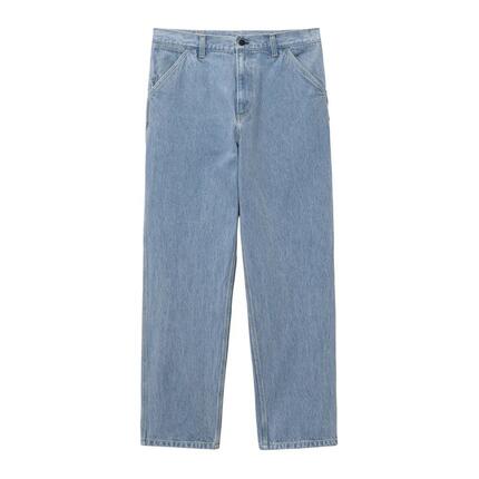Pantalones Carhartt Azules Single Knee Pant Blue Stone Bleached