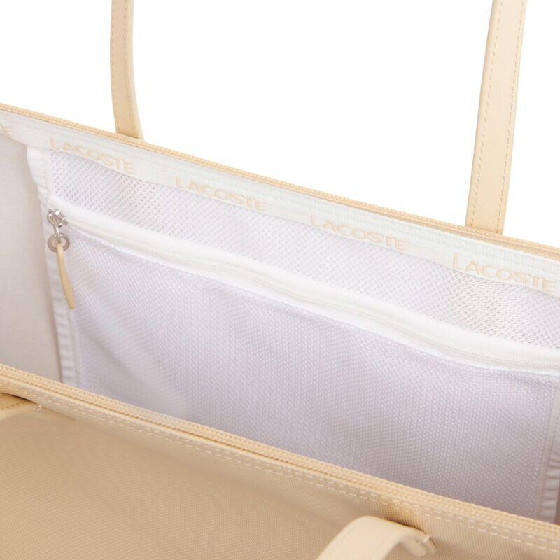 Bolso Tote Beige Lacoste  L.12.12 Concept Millet Elegante y con Estilo 4/5