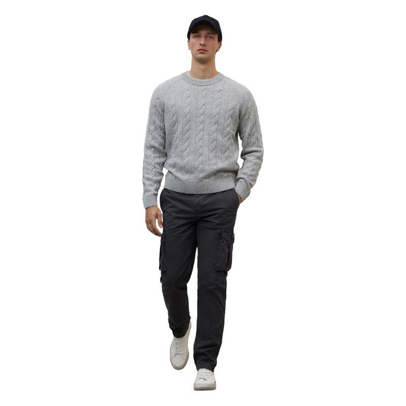 Pantalones Cargo Grises Ecoalf Marne Asphalt de Tiro Medio y Corte Regular 3/5