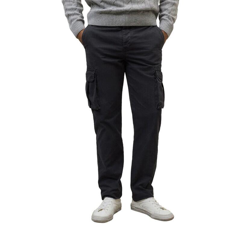 Pantalones Cargo Grises Ecoalf Marne Asphalt de Tiro Medio y Corte Regular 2/5