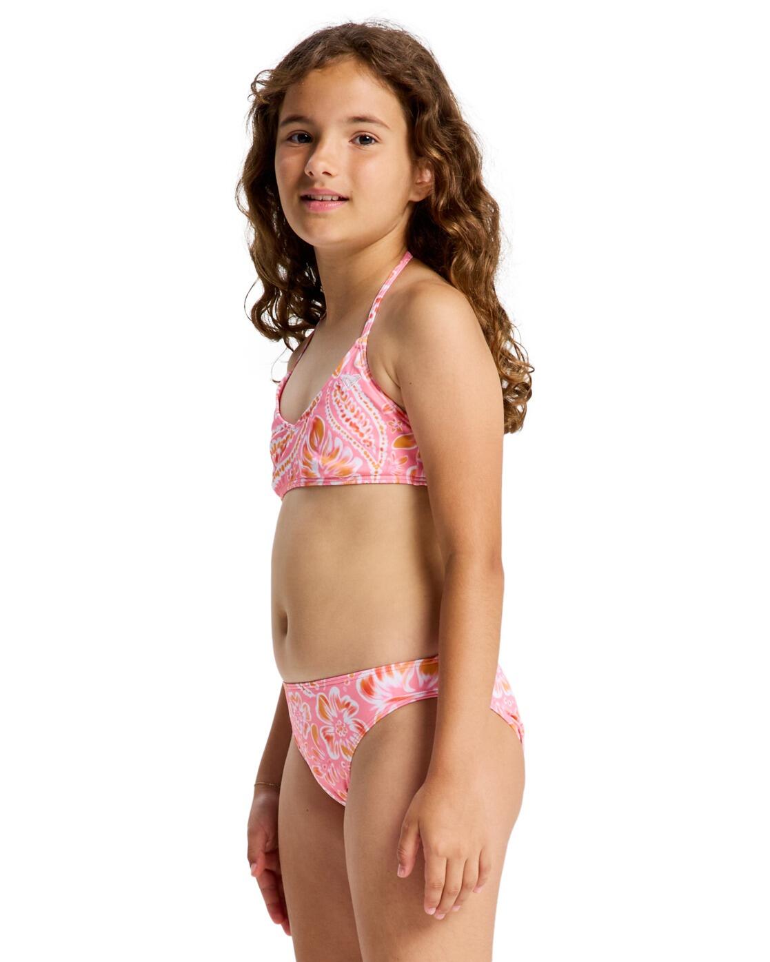 Zweiteiliges Bralette-Bikini-Set SOLEIL SOLEIL SET Orange Mädchen 6-16 3/4