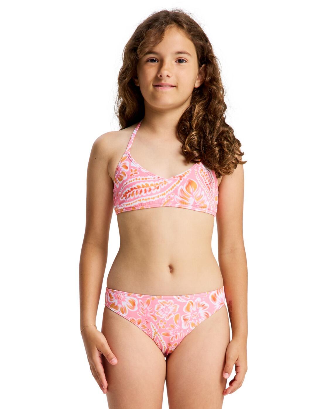 Roxy Zweiteiliges Bralette-Bikini-Set SOLEIL SOLEIL SET Orange Mädchen 6-16