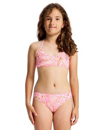 Zweiteiliges Bralette-Bikini-Set SOLEIL SOLEIL SET Orange Mädchen 6-16