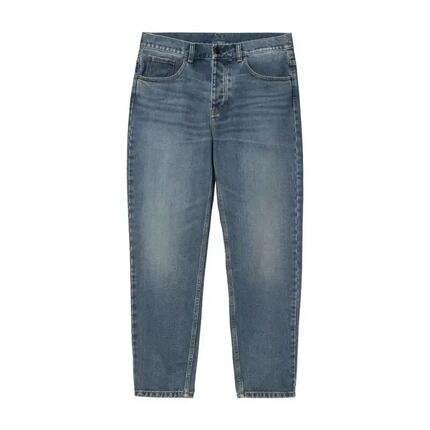 Pantalón Azul Carhartt Newel Pant Blue Dark used Corte Ajustado