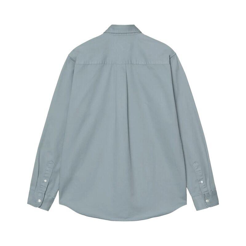 Camisa Azul Carhartt Madison Citadel Wax con Botones de Contraste 2/5