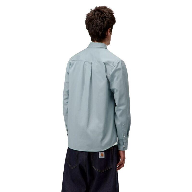 Camisa Azul Carhartt Madison Citadel Wax con Botones de Contraste 4/5