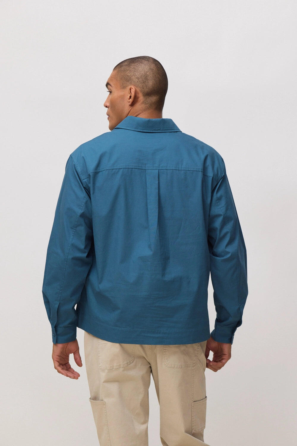 Sobrecamisa Blue Banana Indigo Blue de 100% Algodón 2/5