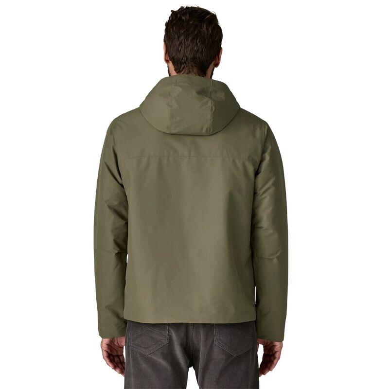 Cazadora Verde Patagonia Windshadow Jacket Basin Green Cálida y Ligera 3/4