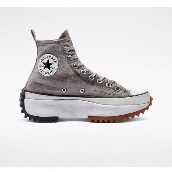 Zapatillas Grises Converse Run Star Hike Smoked Canvas