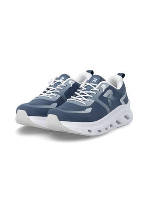 Rieker Damen Sneaker Low Sneaker Freizeit bequem Memory-Foam W3504-12 Blue