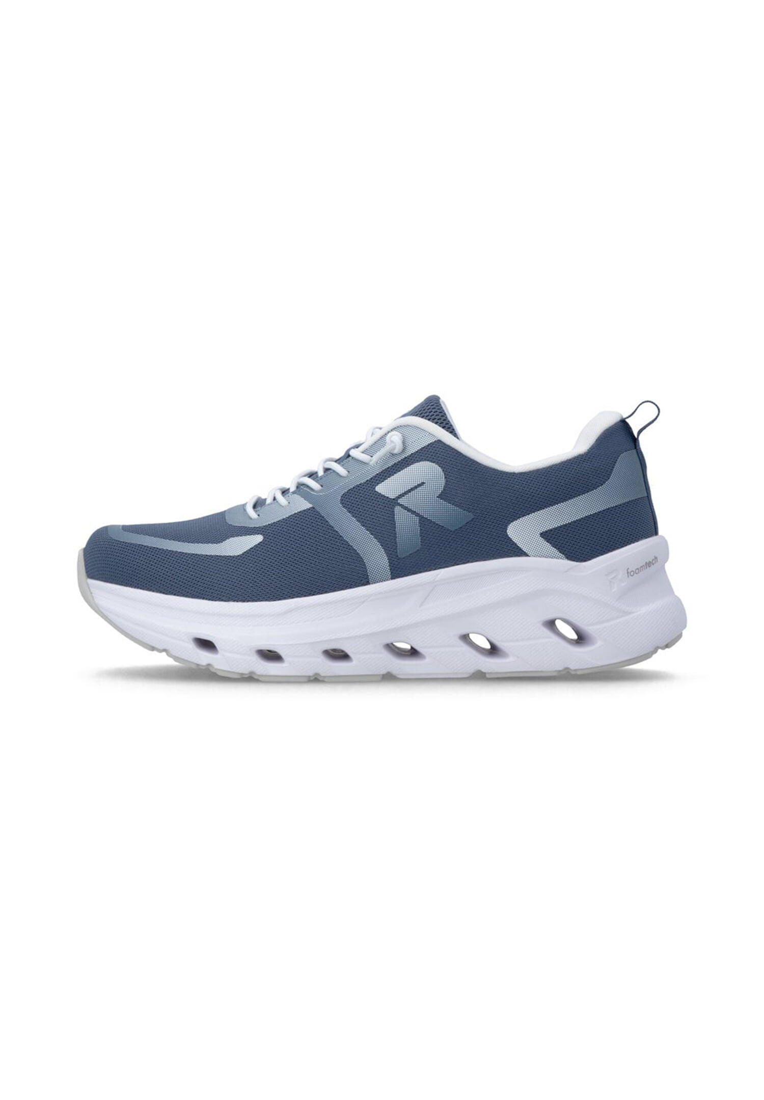 Rieker Damen Sneaker Low Sneaker Freizeit bequem Memory-Foam W3504-12 Blue 3/5