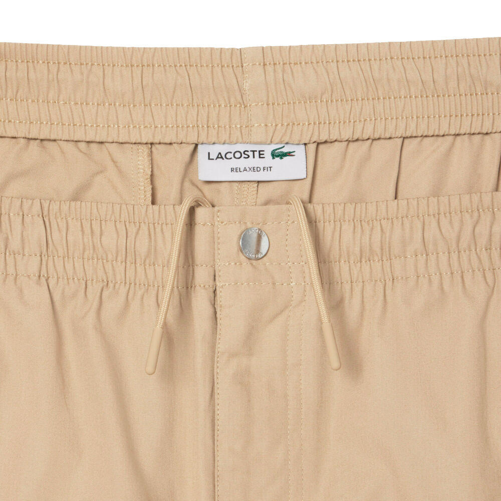 Pantalón Corto Marrón Lacoste Viennois De Corte Holgado De Popelín 3/5