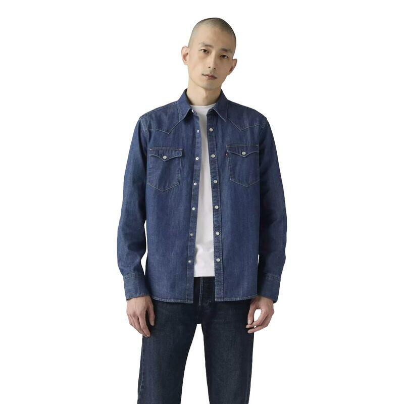 Camisa Vaquera Levis Western Barstow Lower Haight Azul de Corte Regular 3/5