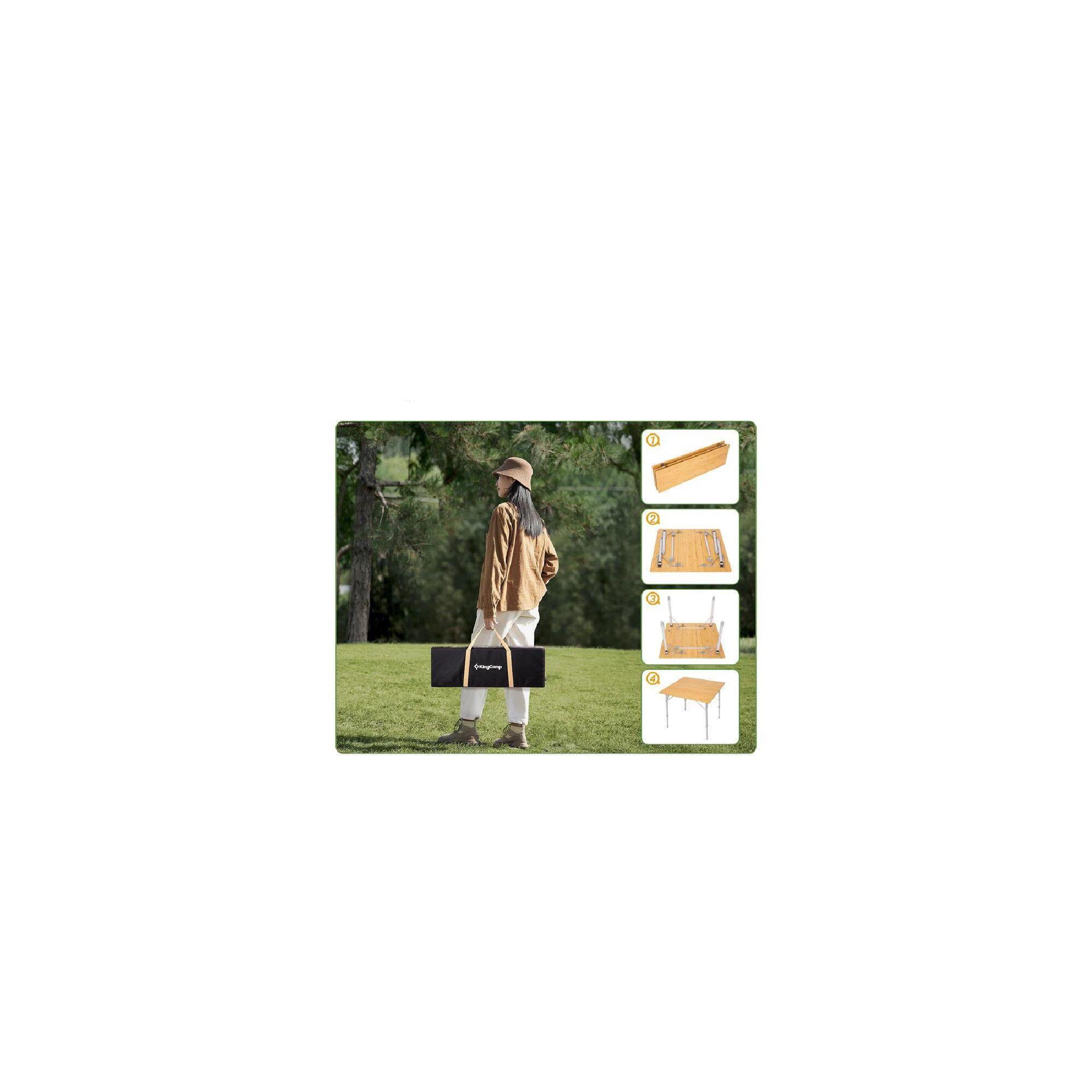 Stolik turystyczny Bamboo P8080 KC2601