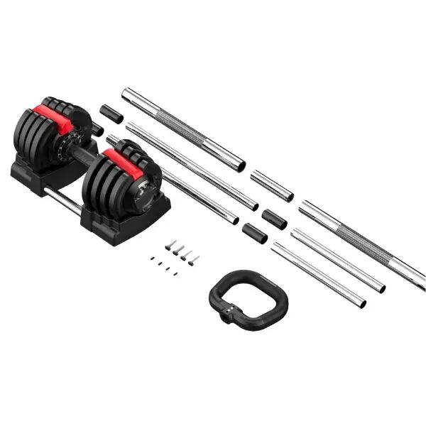 ITM Fitness  3-in-1 Adjustable Weight Set - Dumbbell, Barbell & Kettlebell -24kg 5/7