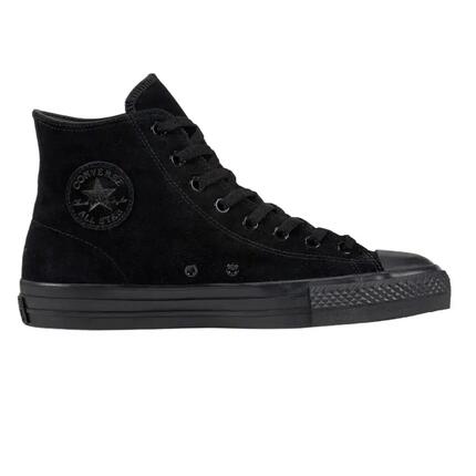 Zapatillas negras converse cons ctas pro hi suede black/black/black