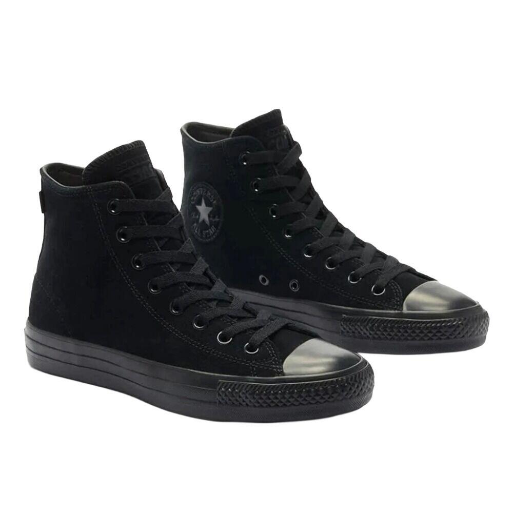 Zapatillas negras converse cons ctas pro hi suede black/black/black 2/4