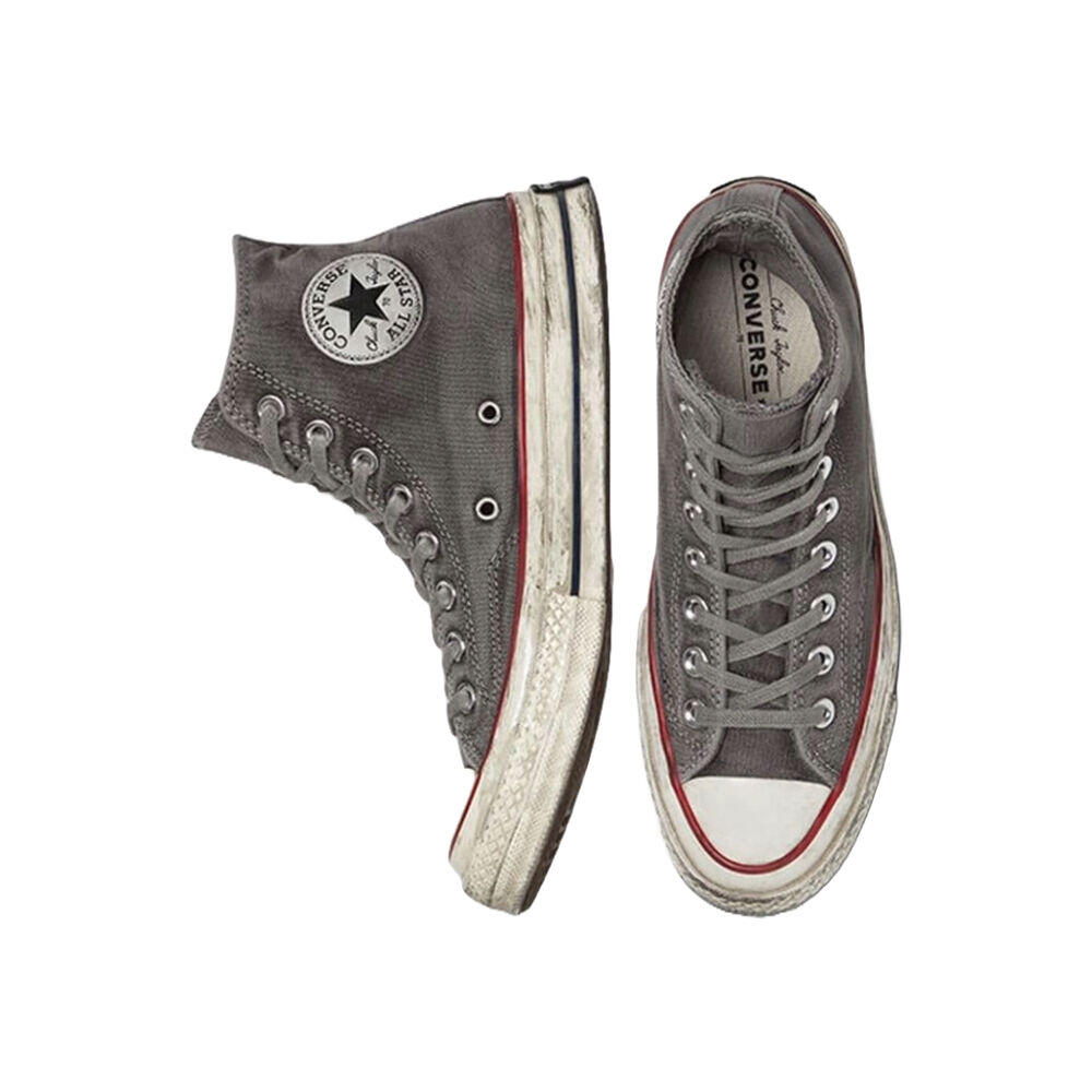 Zpatillas Grises Converse Chuck 70 Smoked Canvas High Top Cómodas y Ligeras 2/4