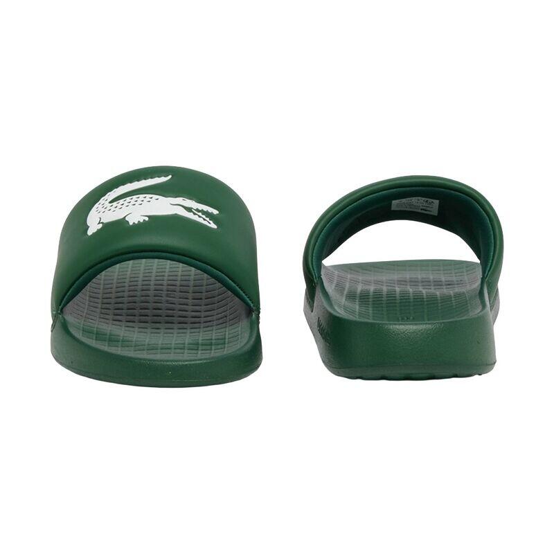 Chanclas Lacoste Verdes Serve Slide 1.0 Dark Green White de Estilo Relajado 3/5