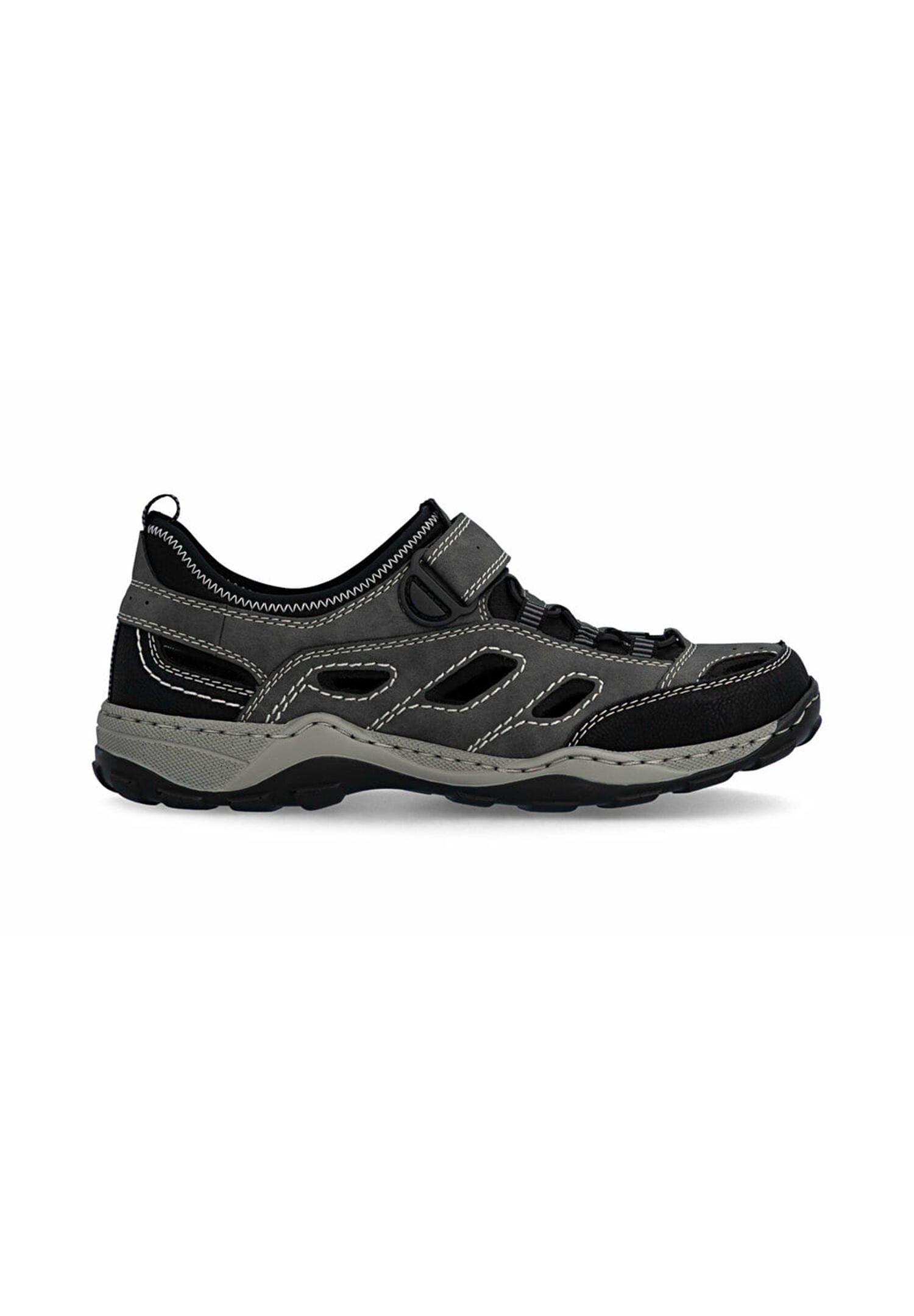 Rieker Herren Trekkingsandalen Sandalen 08063-45 Grey Combination 5/5
