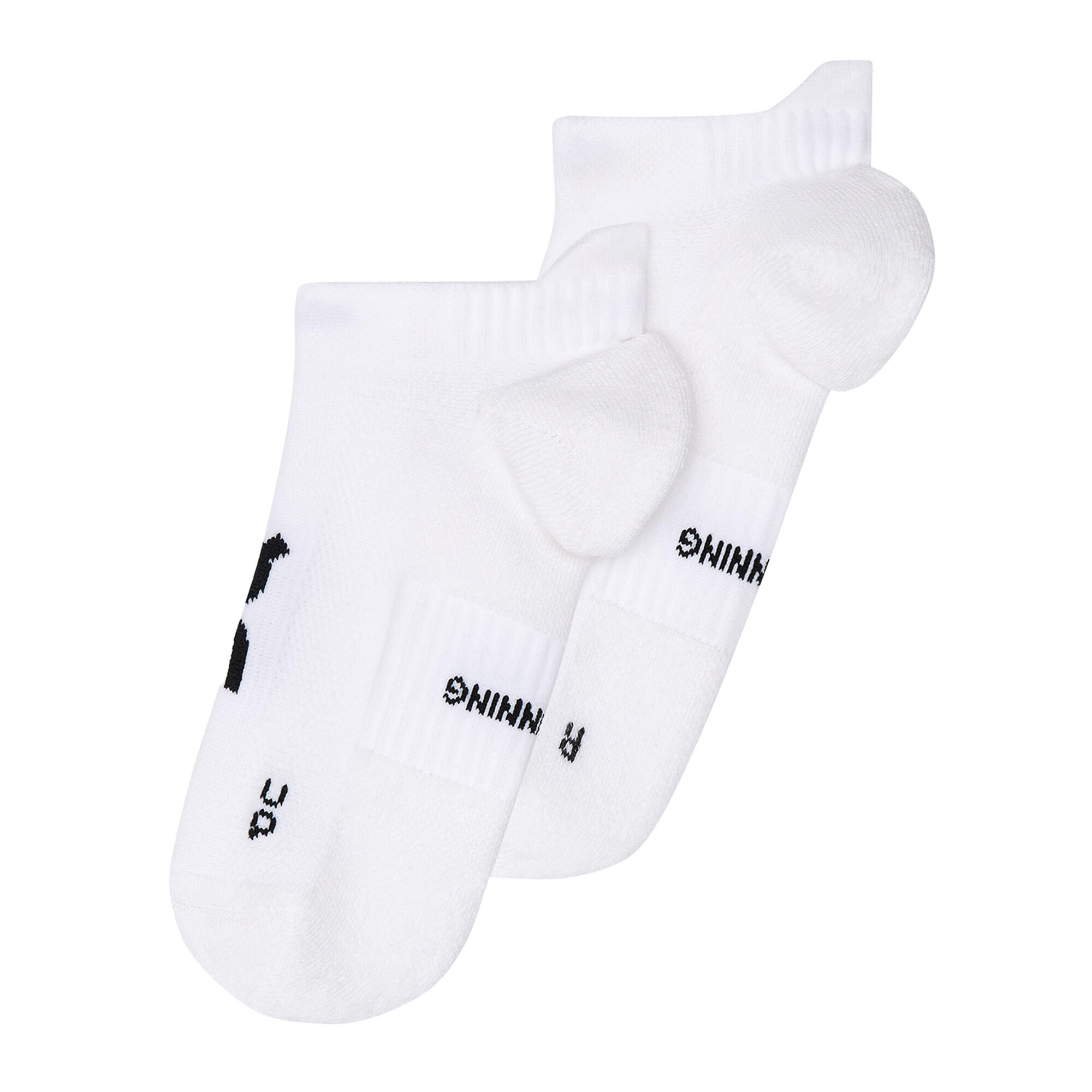 CORE RUN SOCK LOW WHITE (2X) 5/5