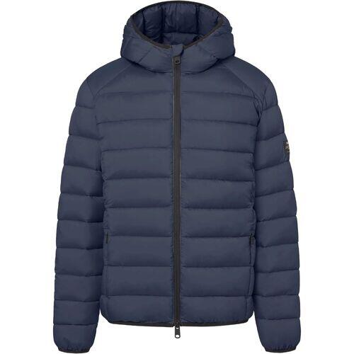 Cazadora Azul Marino Ecoalf Aspenalf Jacket Blue Navy Repelente Al Agua 5/5