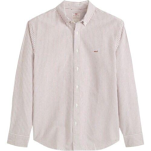 Camisa Rayas Rojas Levis Authentic Button-Down Shirt Waylon Stripe Russet Brown 5/5