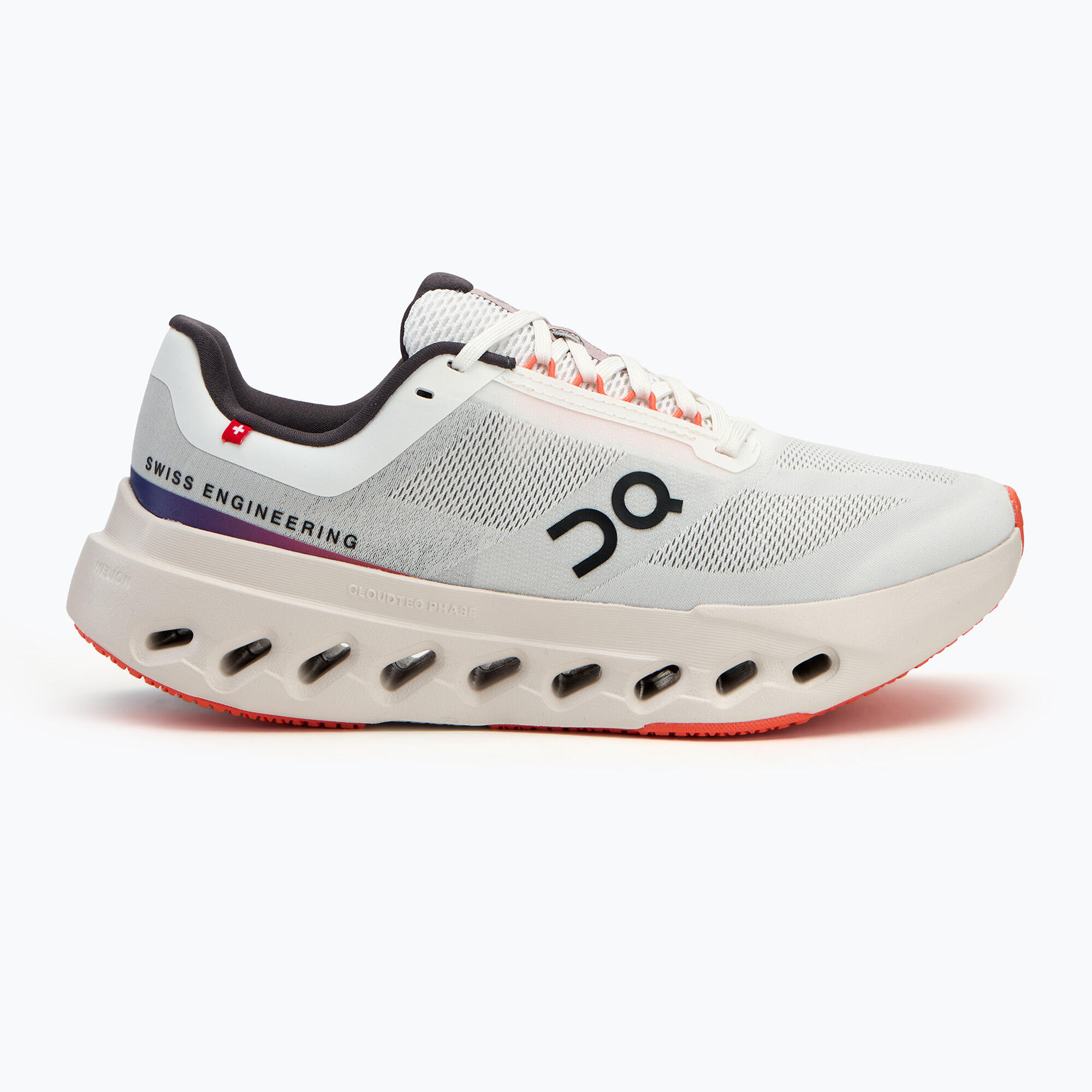 Buty do biegania damskie On Cloudsurfer Next white/flame 2/7
