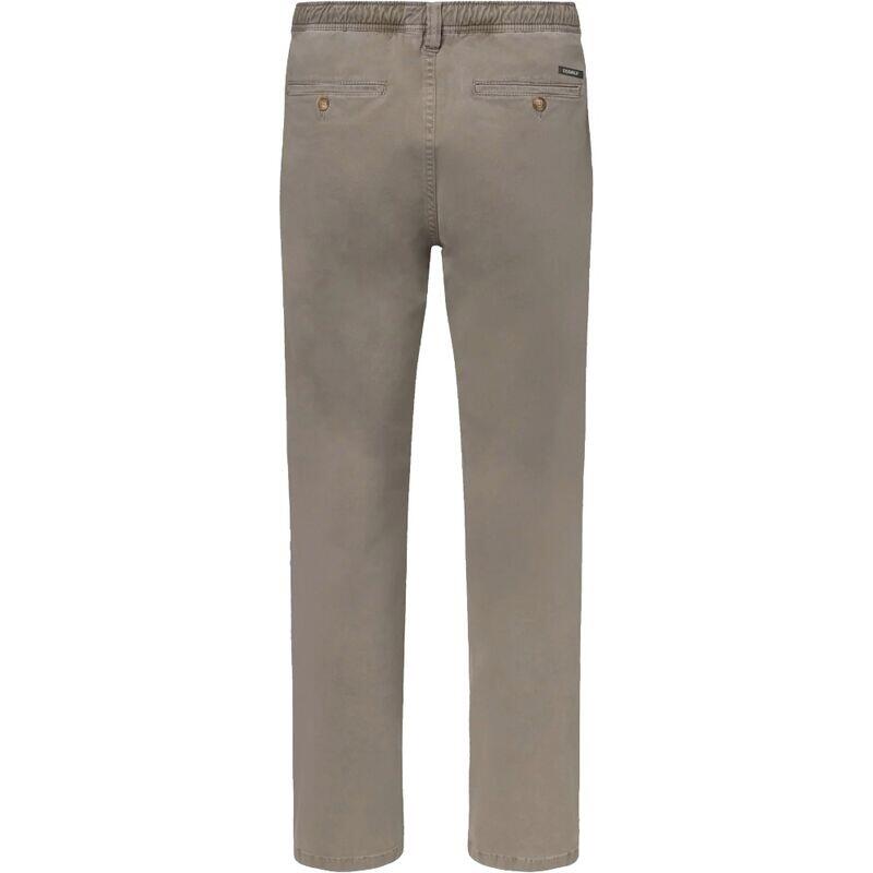 Pantalones Marrón Ecoalf Ethiwin Pants Dune De Corte Regular Y Cintura Elástica 2/5