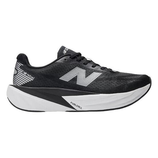 Zapatillas Negras New Balance FuelCell Rebel v5 Black White de Estilo Moderno