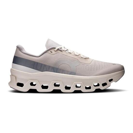 Zapatillas On Running Cloudmonster 1 Pearl Ivory con Amortiguación