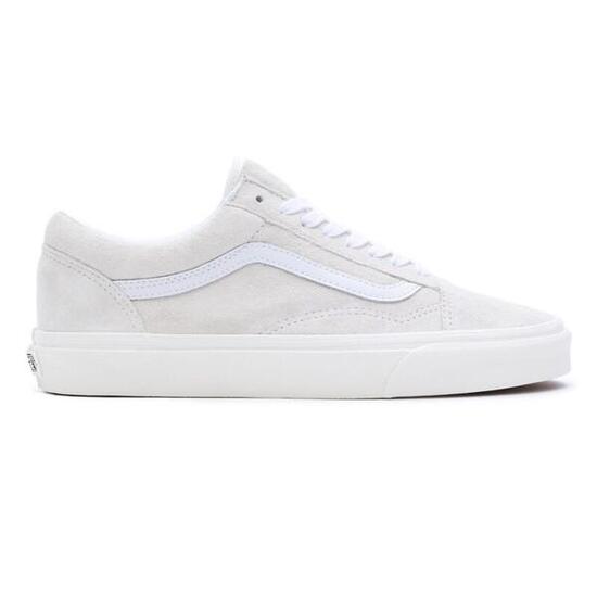 Zapatillas Vans Blancas Old Skool de Ante de Cerdo