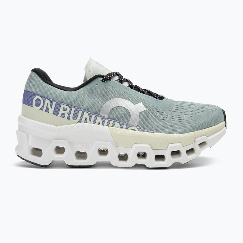 Pantofi de alergare damă On Cloudmonster 2 mineal/aloe