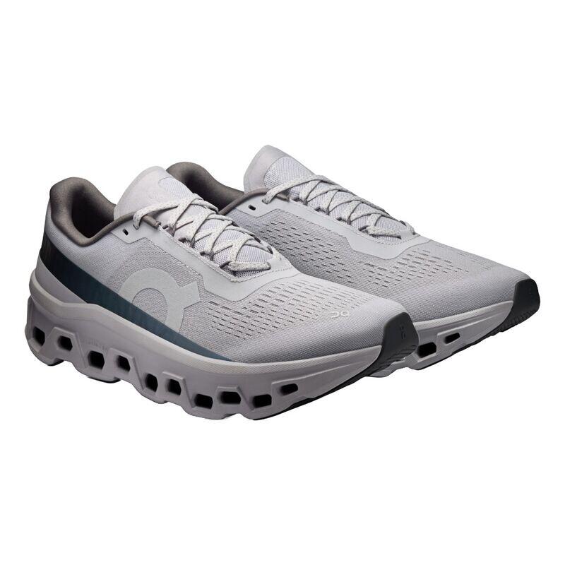 Zapatillas On Running Grises Cloudmonster 1 Men Glacier Alloy con Amortiguación 2/4