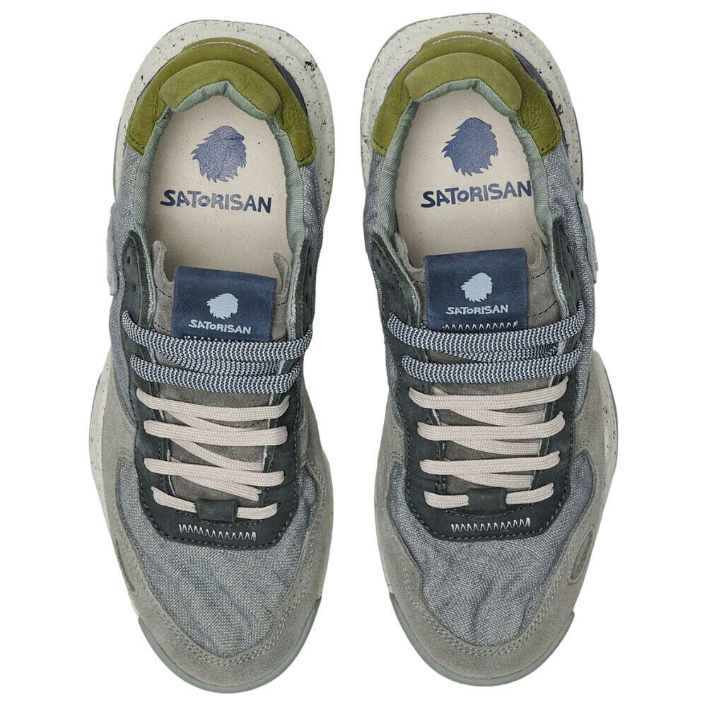 Zapatillas Azules Satorisan Chacrona Linen Vergri Blue con Plantilla Ergonómica 3/5