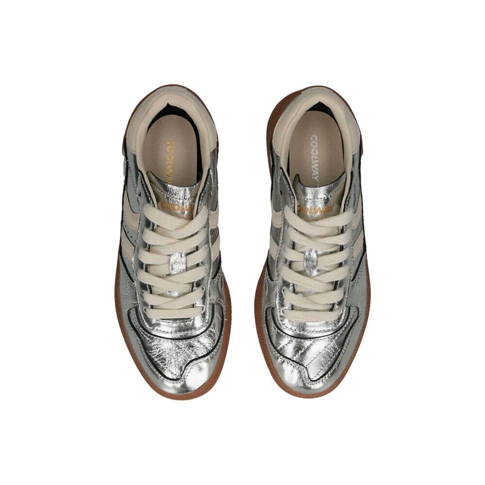 Zapatillas Plateadas Coolway Goal Silver Mirror 3/5