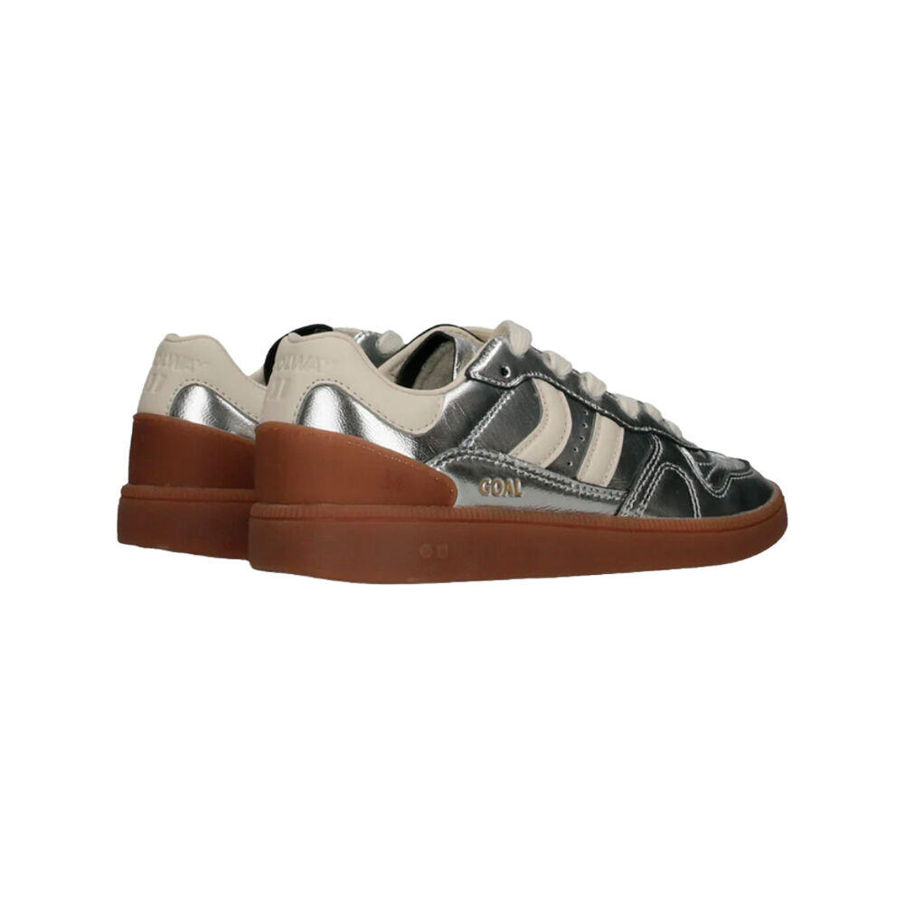 Zapatillas Plateadas Coolway Goal Silver Mirror 2/5