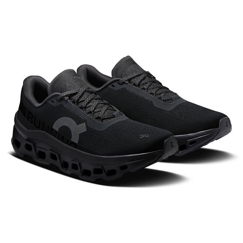 Zapatillas On Running Negras Cloudmonster 1 Women  Black con Amortiguación 2/4