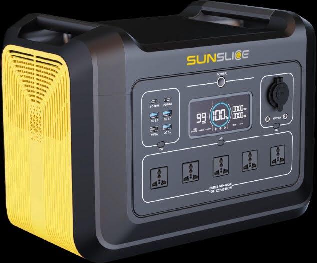 Sunslice Gravity 2232Wh — Centrale Elettrica Portatile ad Alta Potenza 2400W 2/7