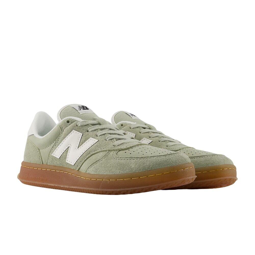 Zapatillas Verdes New Balance T500 Garter Snake Con Sea Salt 3/5