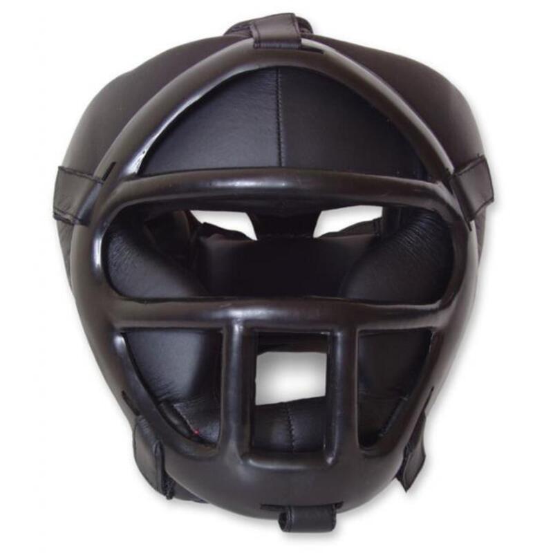 Kask bokserski Evolution Professional Equipment z maską Black L