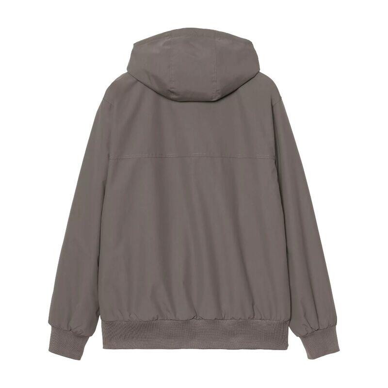 Cazadora Gris Carhartt Hooded Sail Jacket Porphyry con Forro Polar 2/5