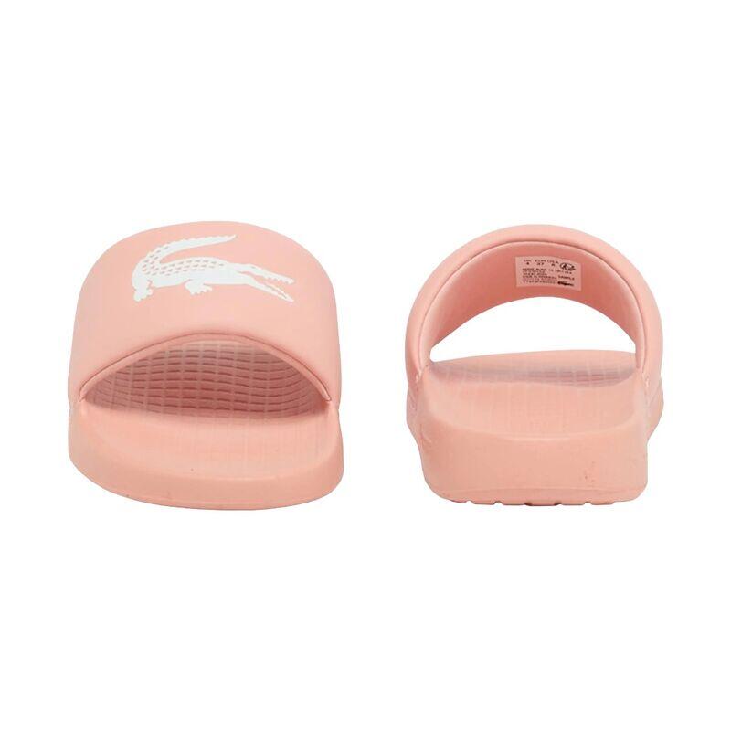 Chanclas Rosas Lacoste Serve Slide 1.0 Light Pink White Cómodas y Modernas 3/5