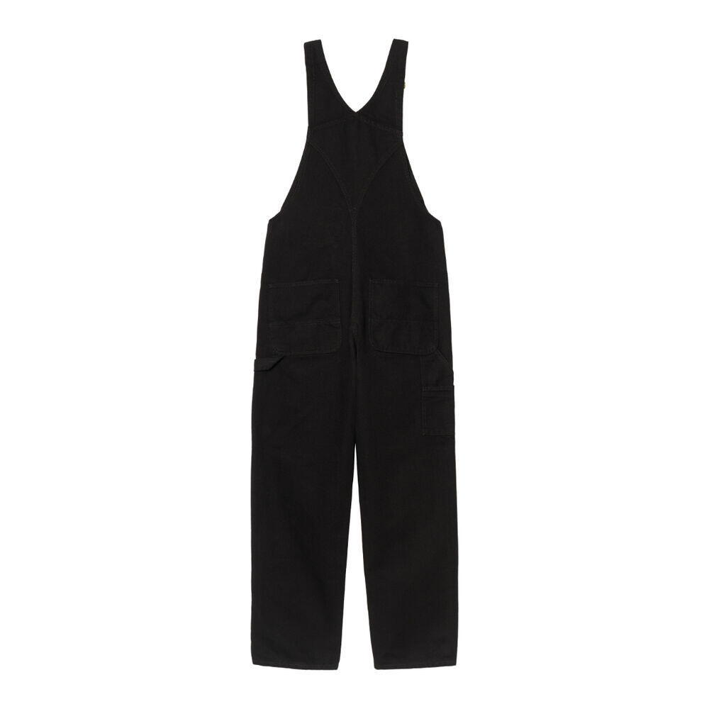 Peto Negro Carhartt Bib Overall Black Rinsed con Bolsillos 2/5