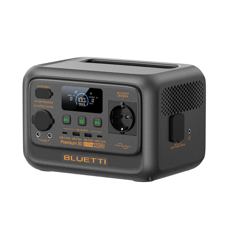 Kit stație de alimentare BLUETTI Premium 30 V2 + panou solar 130 W