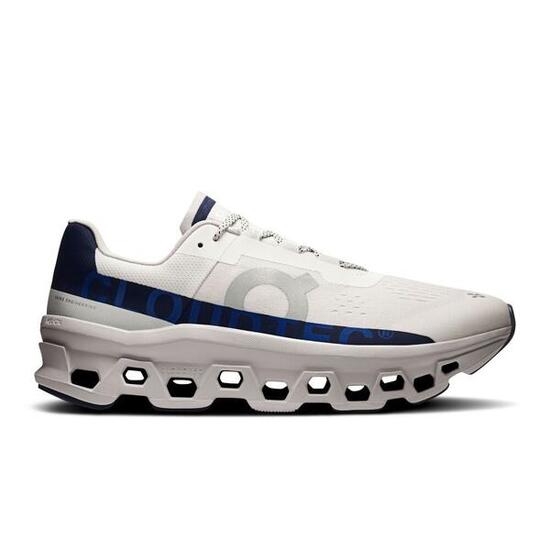 Zapatillas Grises On Running Cloudmonster Ivory Midnight Cómodas y Ligeras