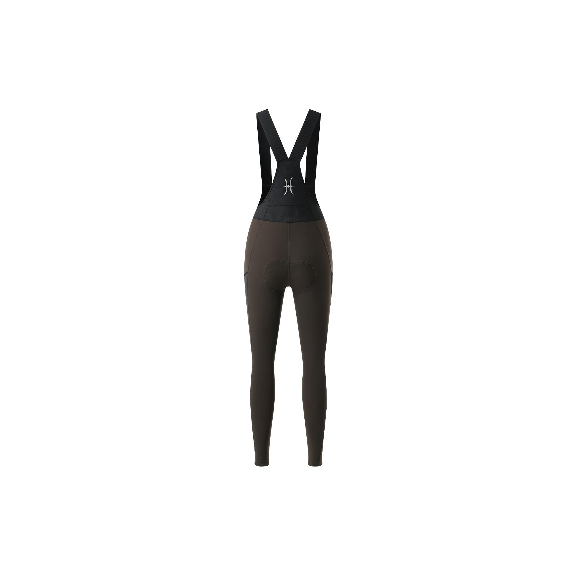 Y Rug Thermische Geborstelde Bib Tights 2/7