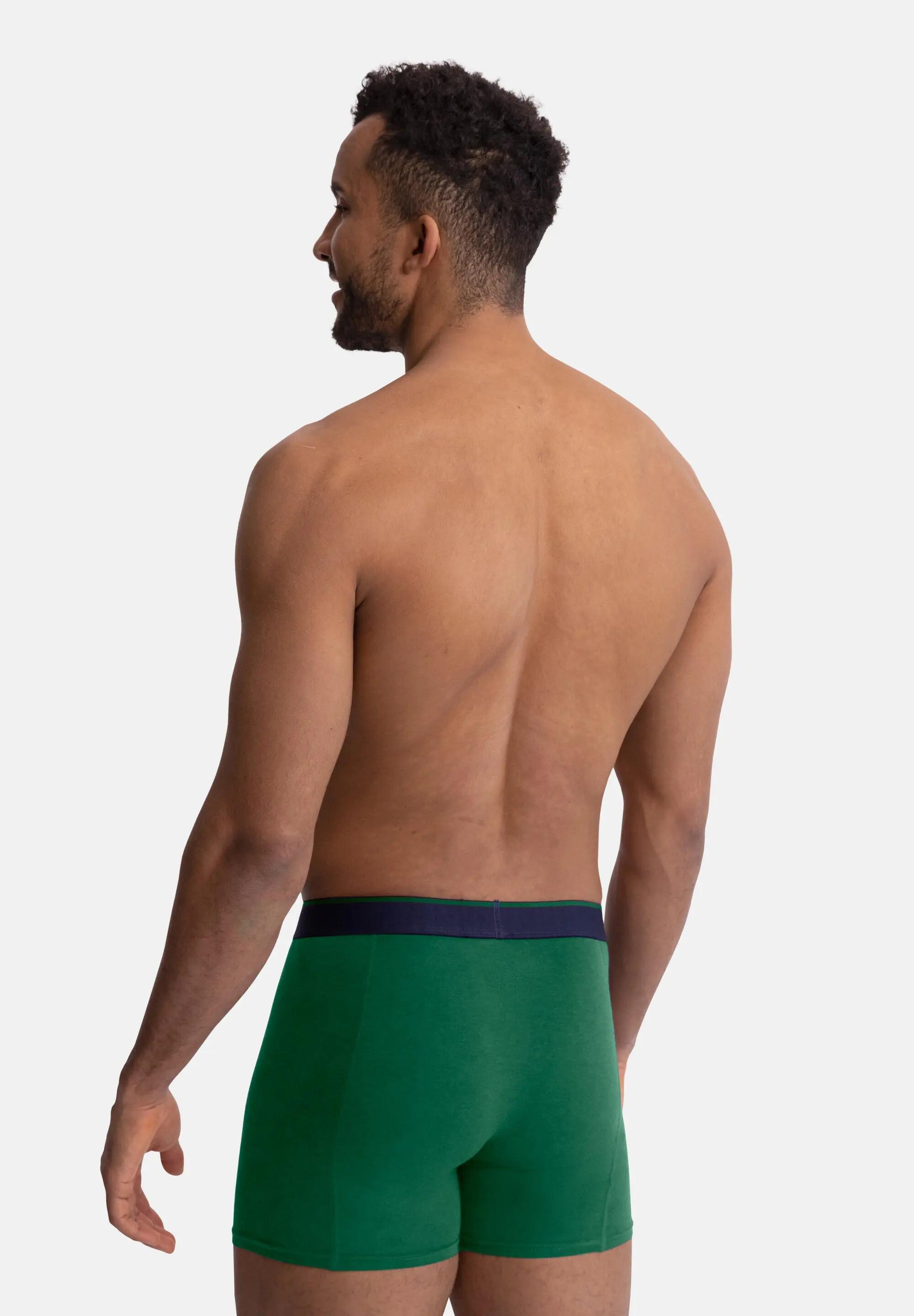 Boxers de bambu masculinos ultra macios respiráveis roupa interior 3-pack 4/5