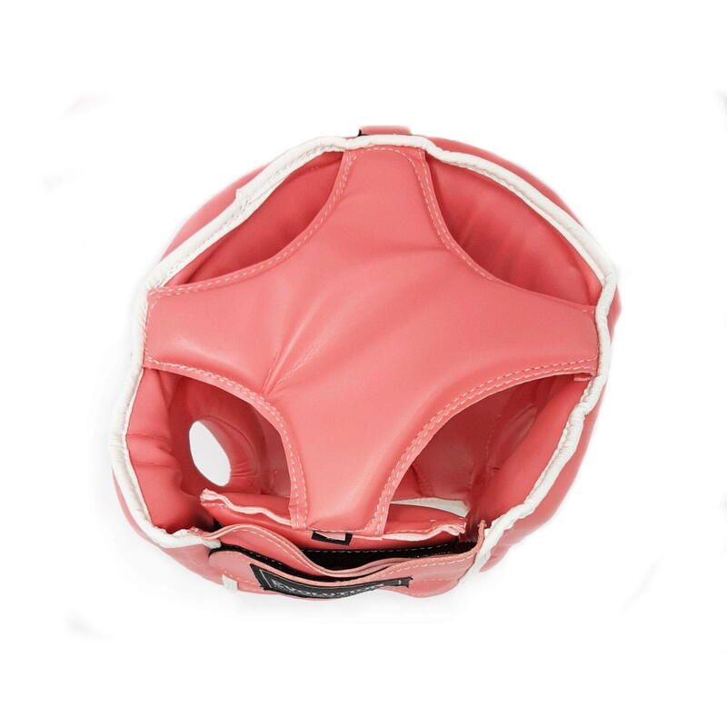 Kask bokserski Evolution Professional Equipment z maską Pink S