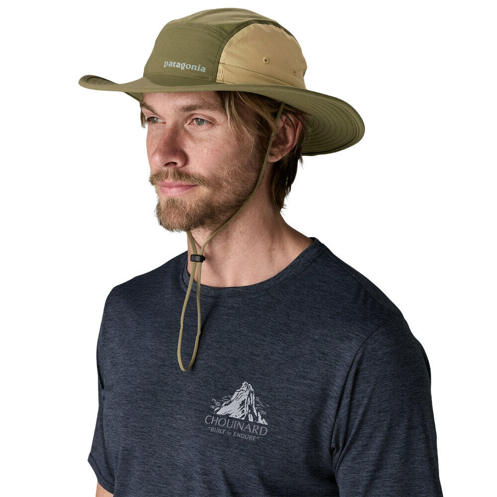 Gorro Verde Patagonia Quandary Brimmer Tent Green con Banda de Absorción 2/4